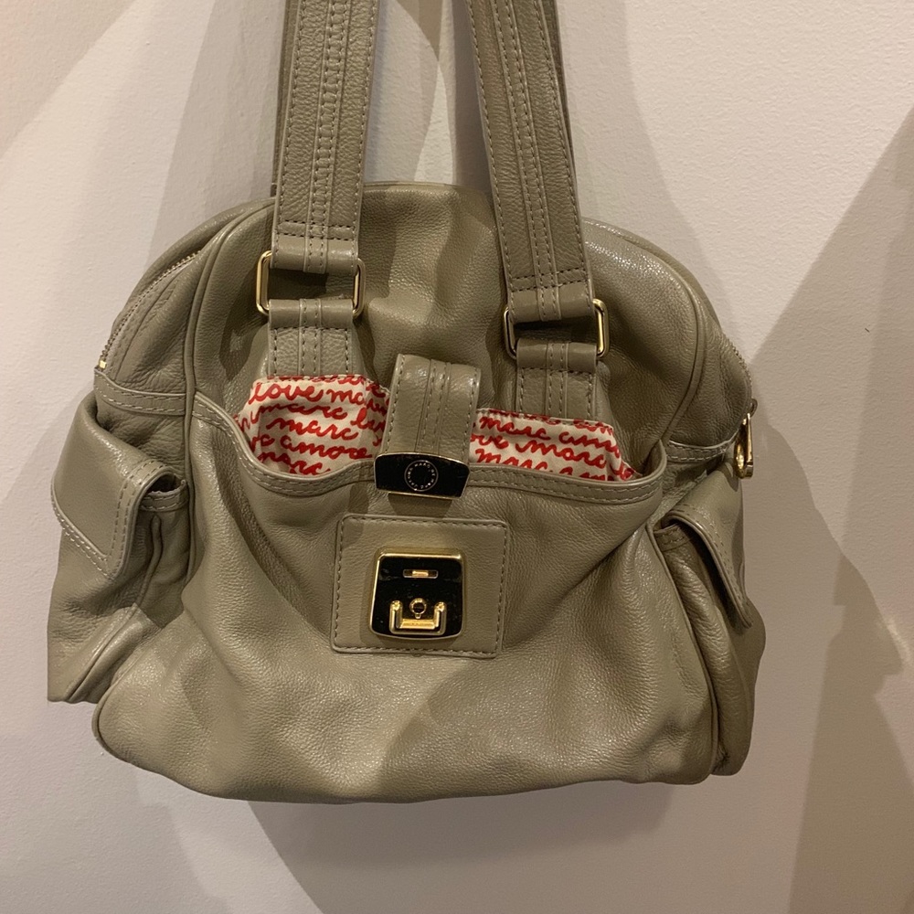 Grey Marc Jacobs Leather Bag